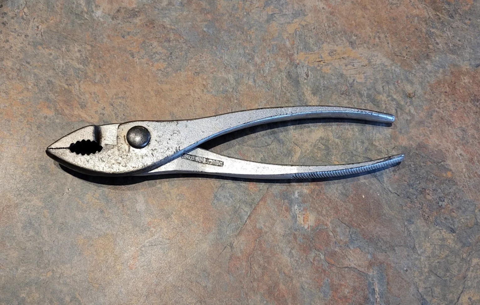 VINTAGE DIAMOND TOOLS K38 7.5” SLIP JOINT PLIERS, DULUTH USA