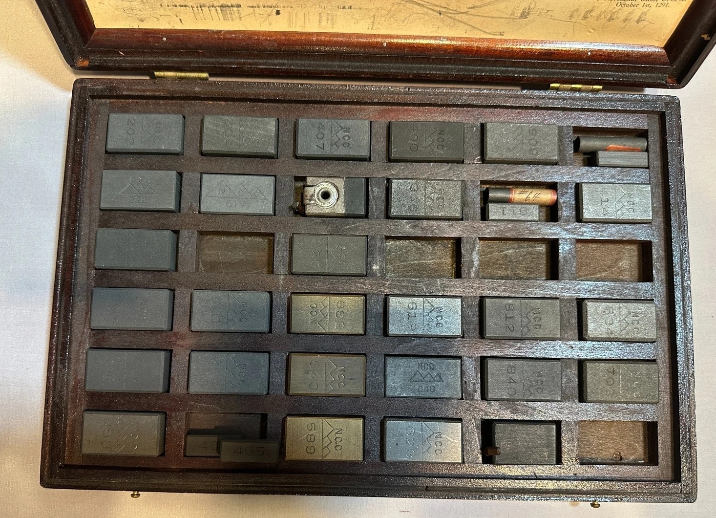 Very Rare Salesman Sample Carbon Brushes from the National Carbon Co Ohio 1921 x