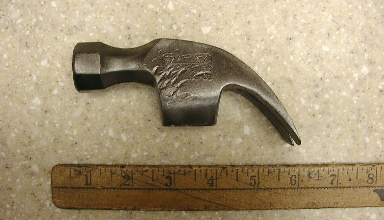 Stanley 100 Plus 15.4 oz. Curved Claw Hammer Head,5-3/16″,1-1/8″ Face,VGC,READ!