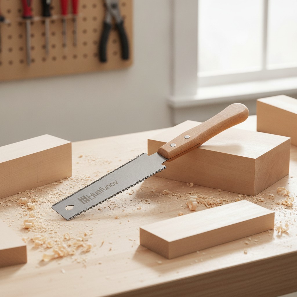 Ergonomic 6 Inch Japanese Pull Saw with Flexible Blade for Woodworking Projects