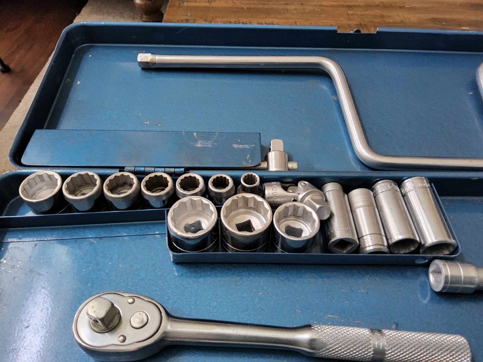 Vintage Stevens Walden 3/8 Drive 26 Piece Socket Set W/ Case