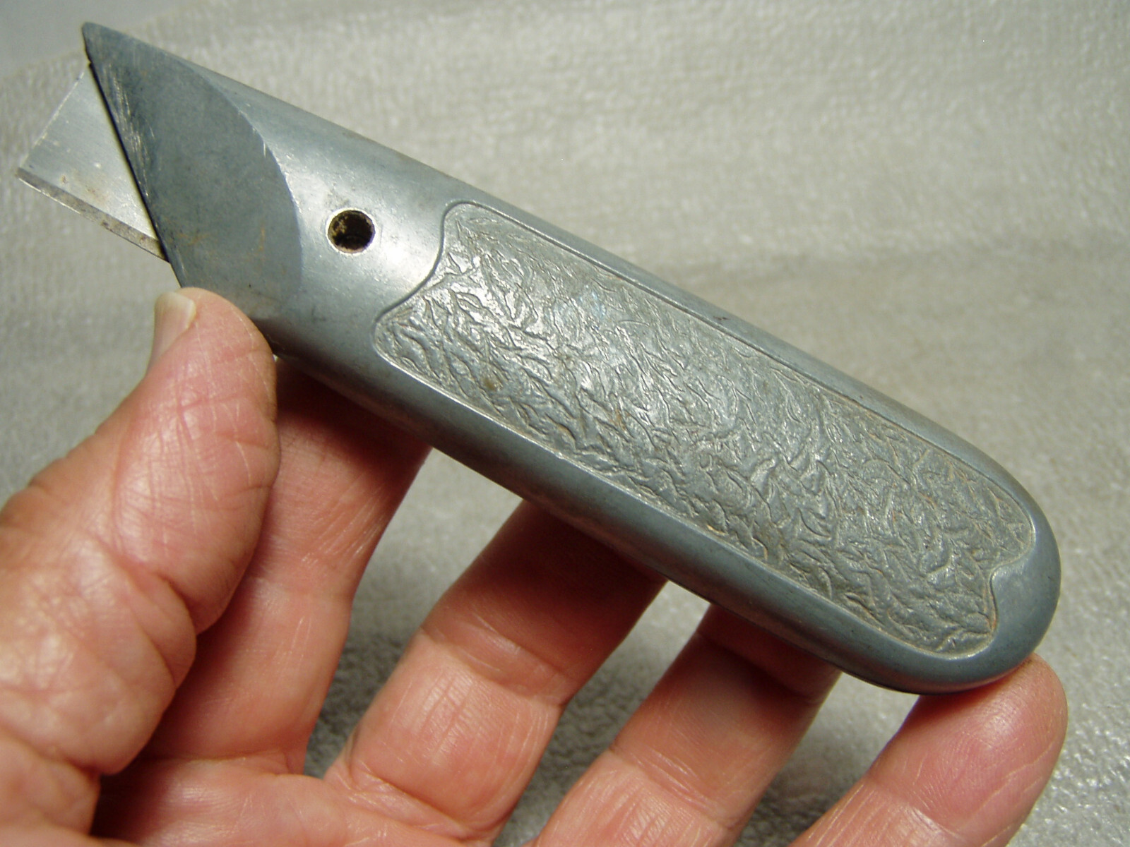 Vintage GRIFHOLD No. 112 UTILITY KNIFE w/ Spare Blades Rochester, NY USA