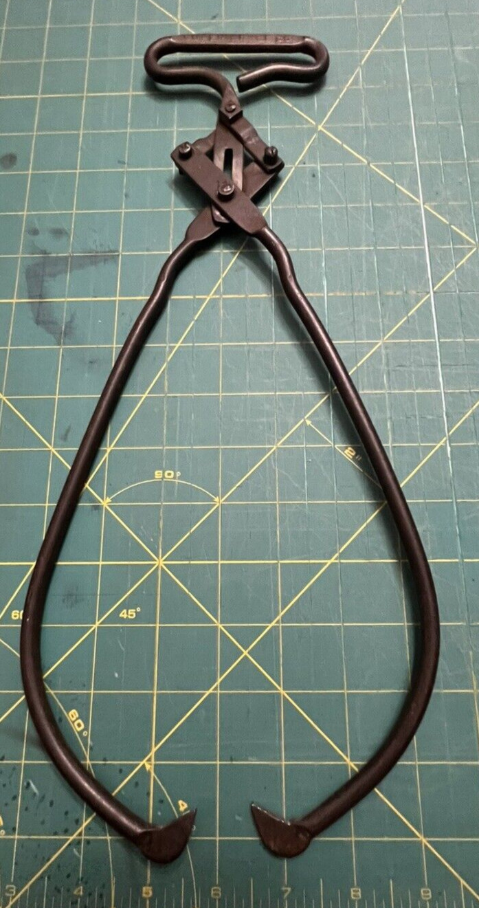 Antique Iron/METAL Ice Block Tongs AS SHOWN SUPERIOR ICE CO