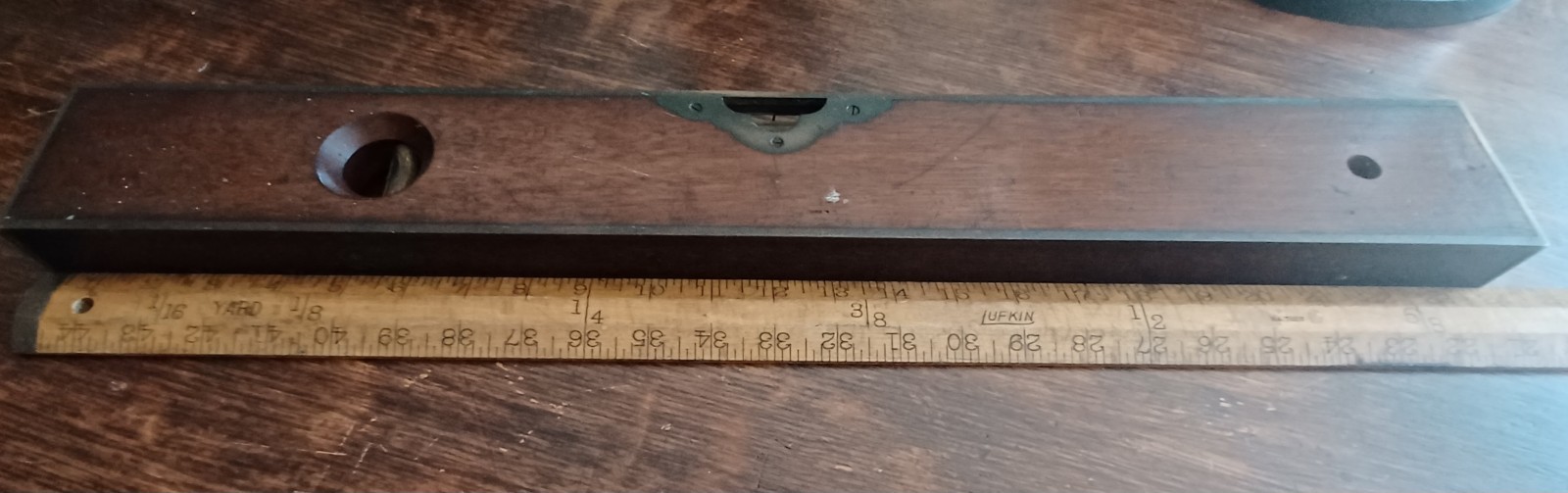 Stratton Bros. No. 1 Brass Bound Rosewood Level 24″ circa 1888, PLUS 2 Stanleys!