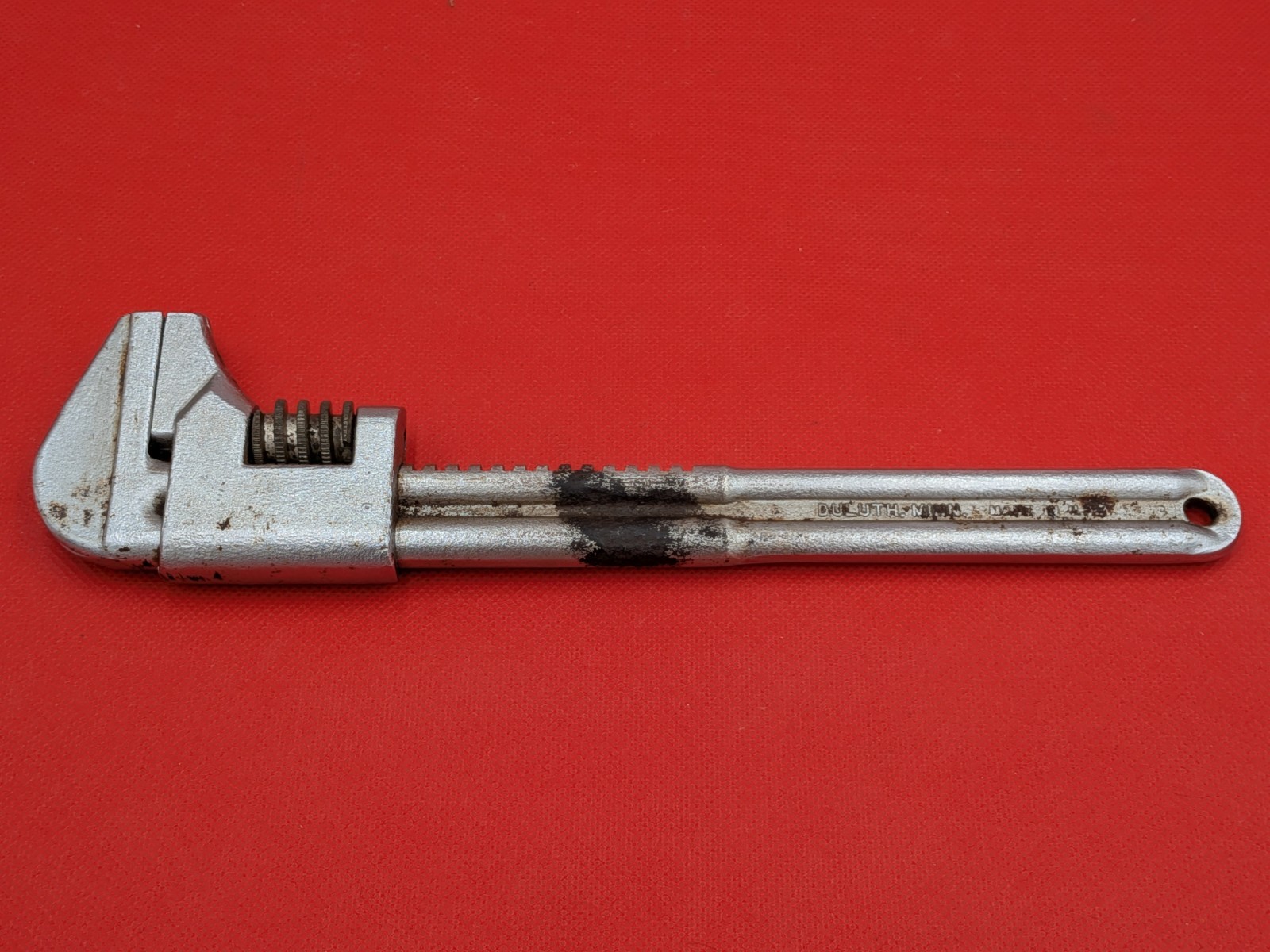 Vintage Diamond Tool & Horseshoe Co C-711 11″ Auto Monkey Wrench USA Forged