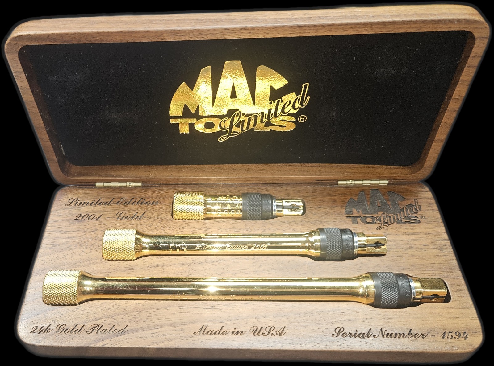Mac Tools 2001 24k Gold Plated Locking Extensions