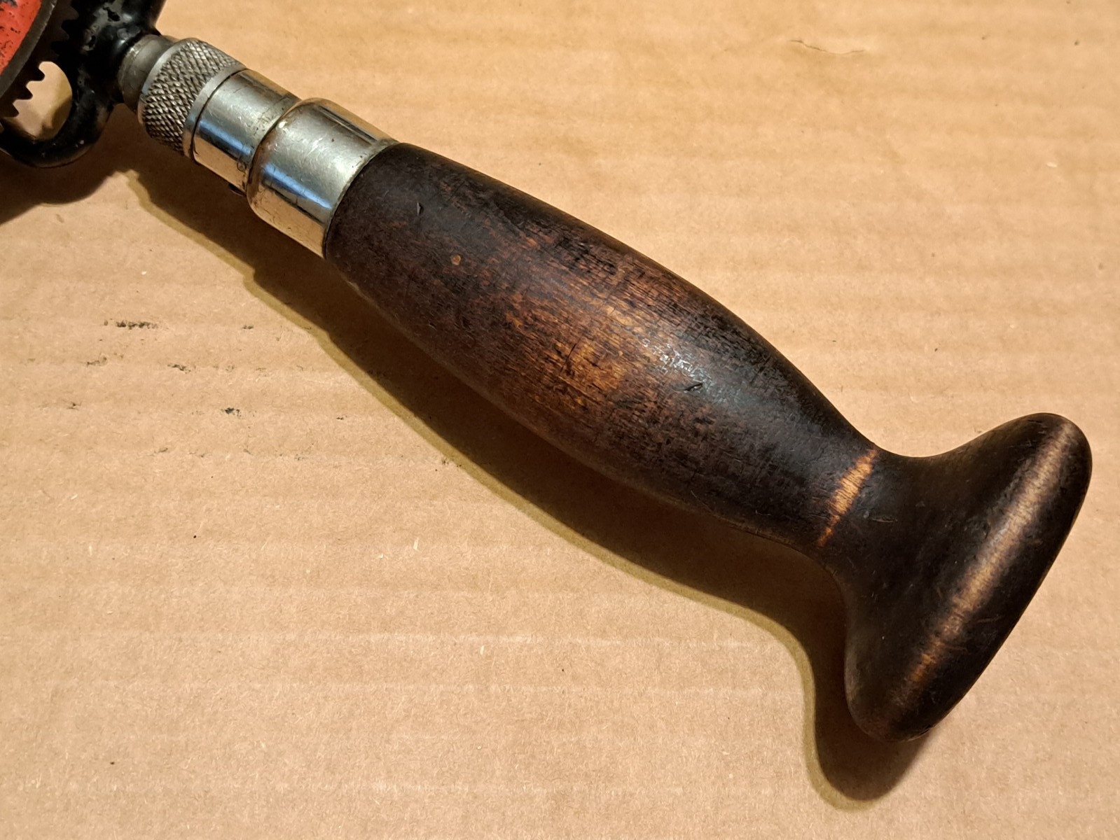 ANTIQUE MILLER FALLS NO. 980 2 SPEED HAND DRILL, WOODWORKING, EGGBEATER STYLE