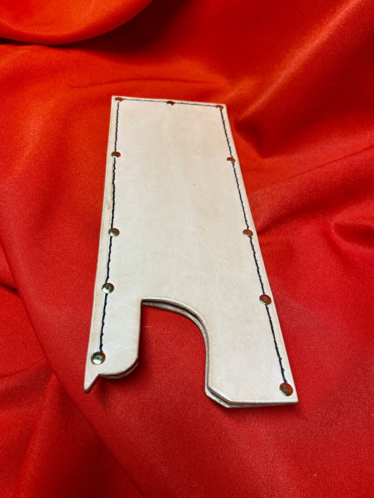 Florip Tool Works 9″ Dovetail Saw Cowhide Leather Saw Blade Cover Made In USA