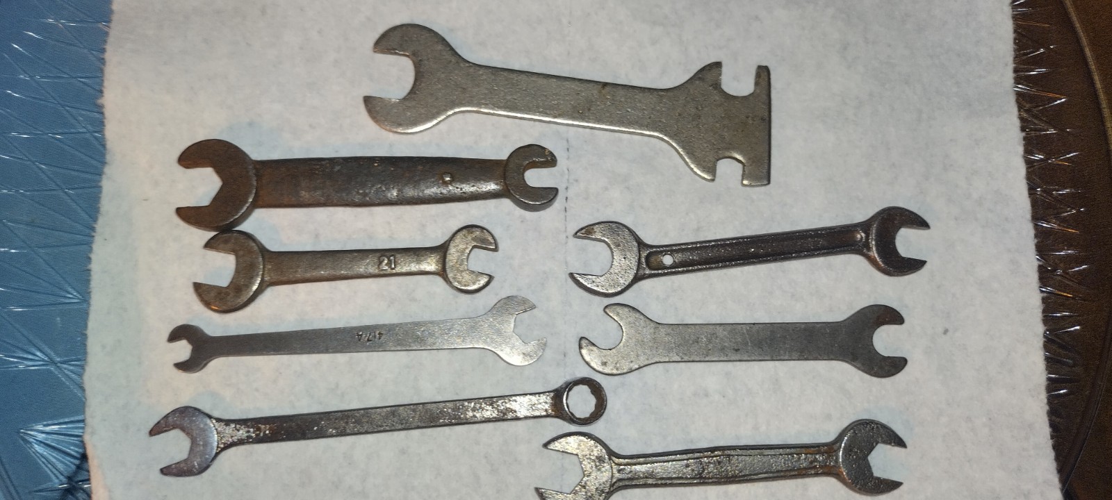 Vintage Wrench Lot –,VH, Simanco, Glenwood + Drop‑Forged