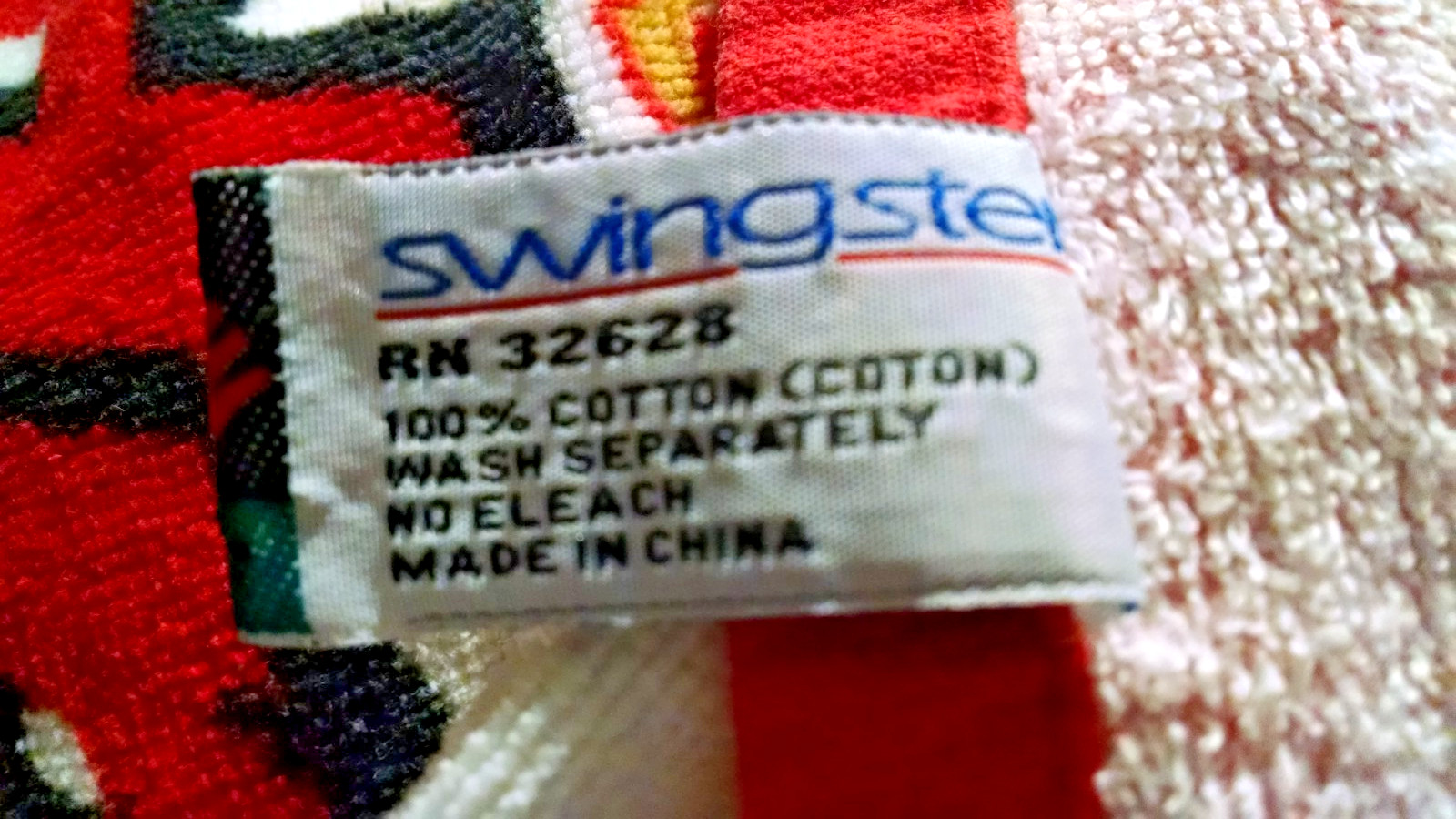 Snap On Tools Towel 80th Anniversary 1920 2000 Swingster Sports Xtreme 63 x 33″
