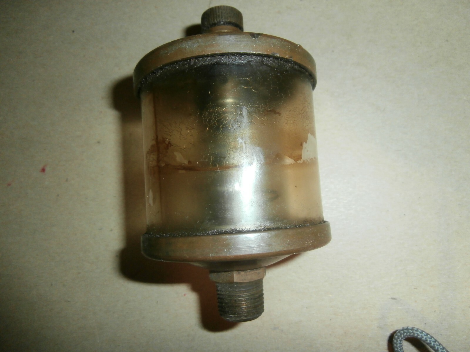 Vintage Brass GAST Mfg Co #2 Oiler Lubricator Hit & Miss Engine