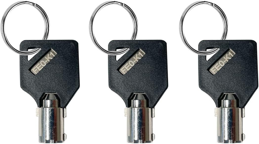 Elevator Fire Service Key Copper Black Silver 3 Pack Remind Reset Keys