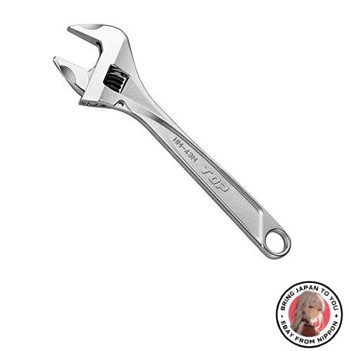 TOP Kogyo HM-43M Work Wide Zero-Back Adjustable Wrench 0-43mm