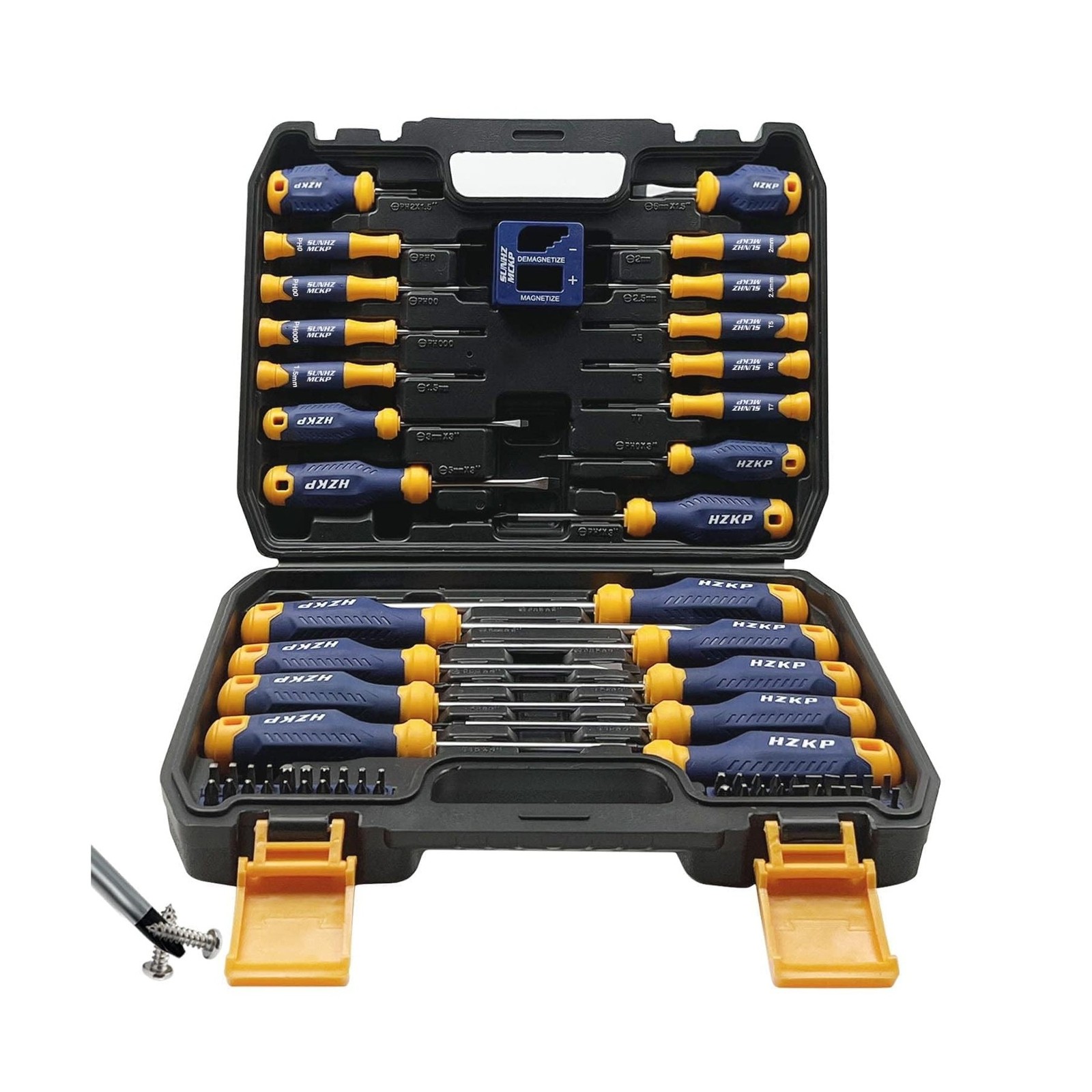 SUNHZMCKP Magnetic Screwdriver Set 66-Piece, S2- Alloy Tool Ste… FAST USA SHIP
