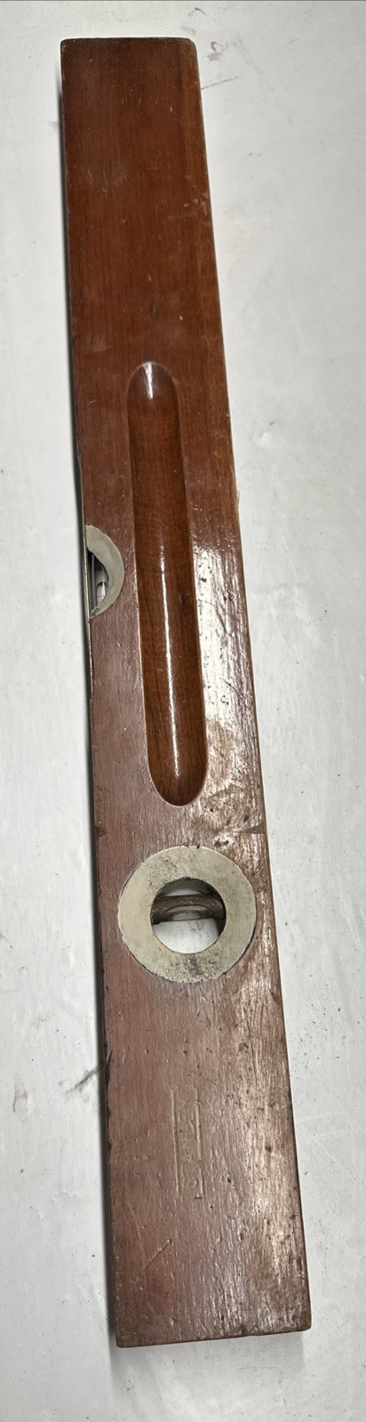 Vintage WOOD Stanley Sweetheart No 0 Level Mahogany Brass 24” Inch USA