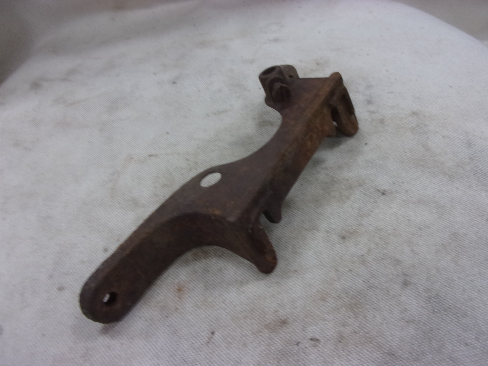 Vtg Stanley 26 x 4″ Mitre Box Hand Back Saw Left Leg Foot No. 346 Antique Cast