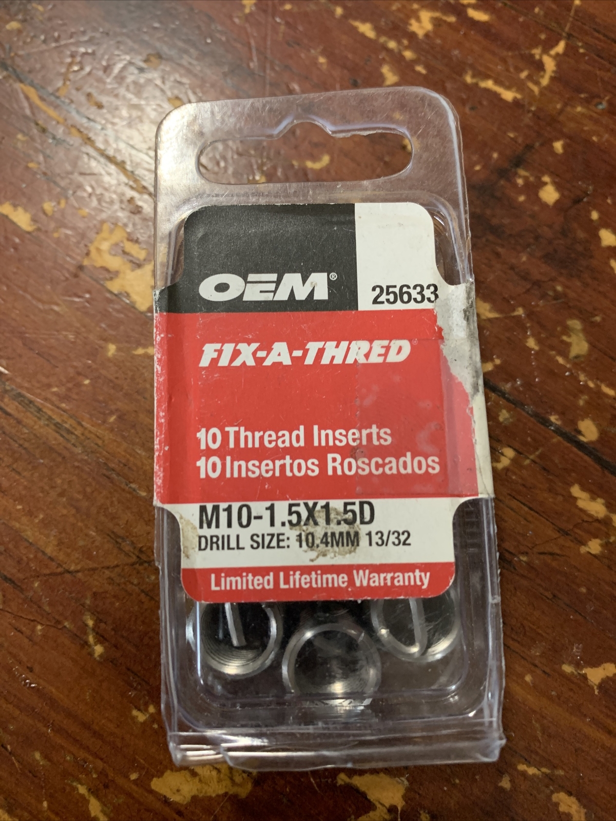 New Fix A Thread M10- 1.5X 1.5 Diameter Stainless Steel HeliCoil Insert 10 PK