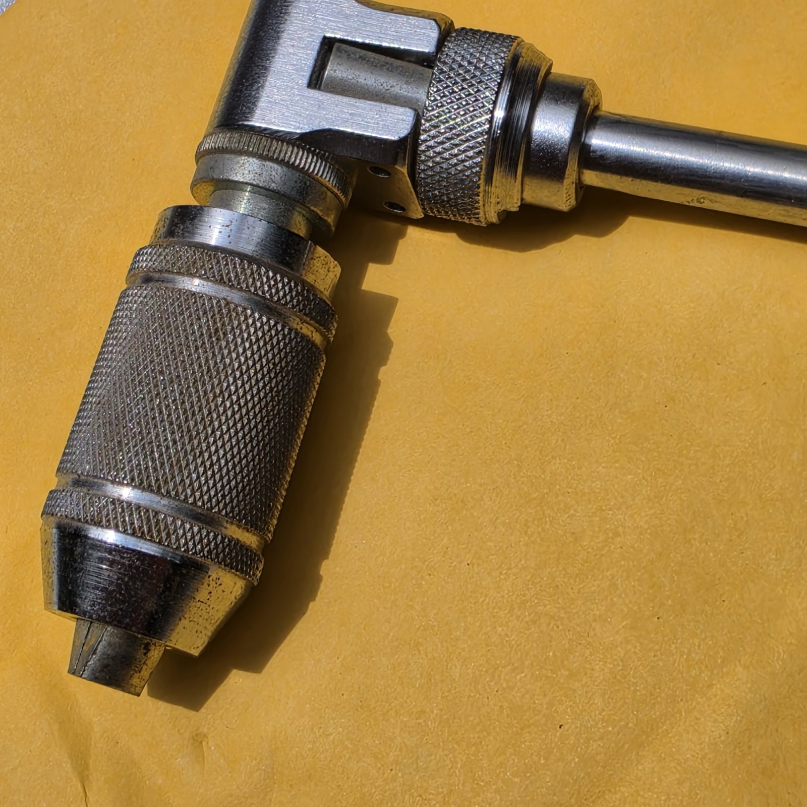 Vintage STANLEY Tools 02-743 Bit Brace Drill No. 73-12 Black Handle England-UK.