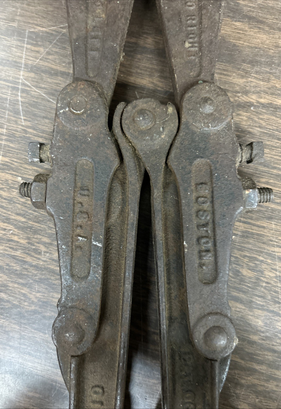 Antique 18″ HKP Porter’s New Easy No. 0 5/16″ Bolt Cutter Patent Date 10/18/1892