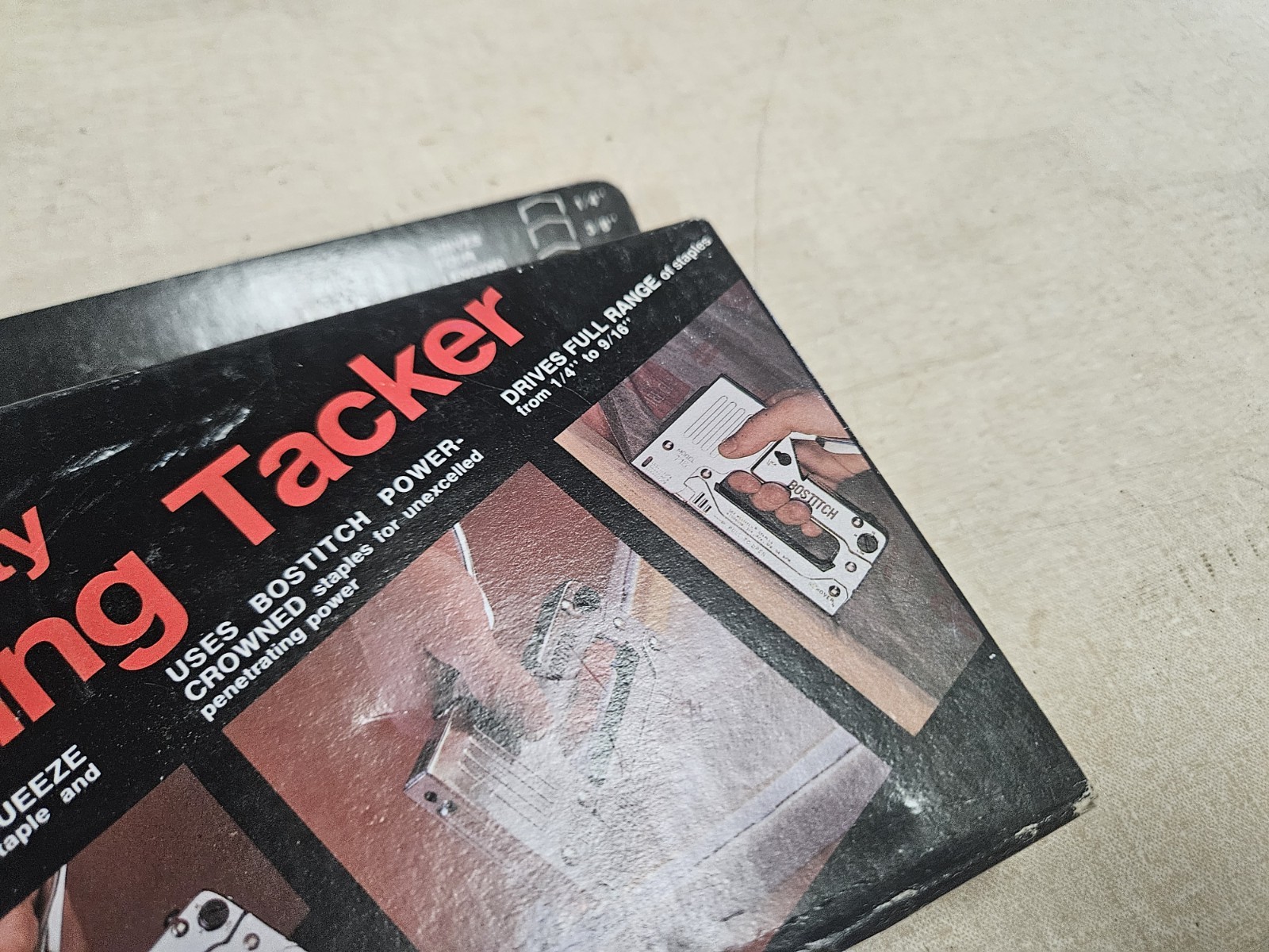 Vintage Bostitch Professional Heavy Duty Stapling Tacker T15C, USA, NOS