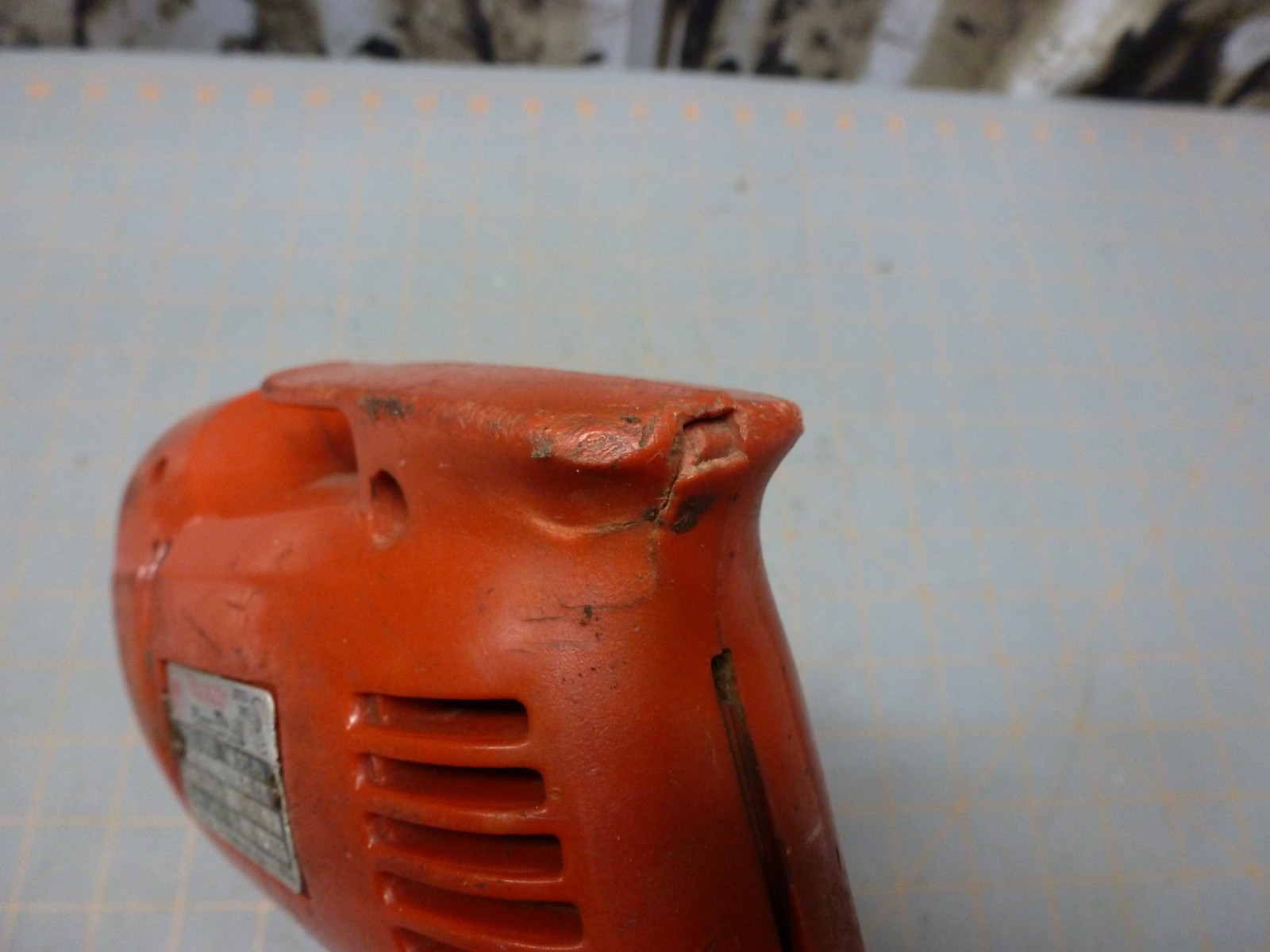 Works! As-Is VTG Makita 10mm M601 Red Corded Drill Power Tool w/ Chuck Key
