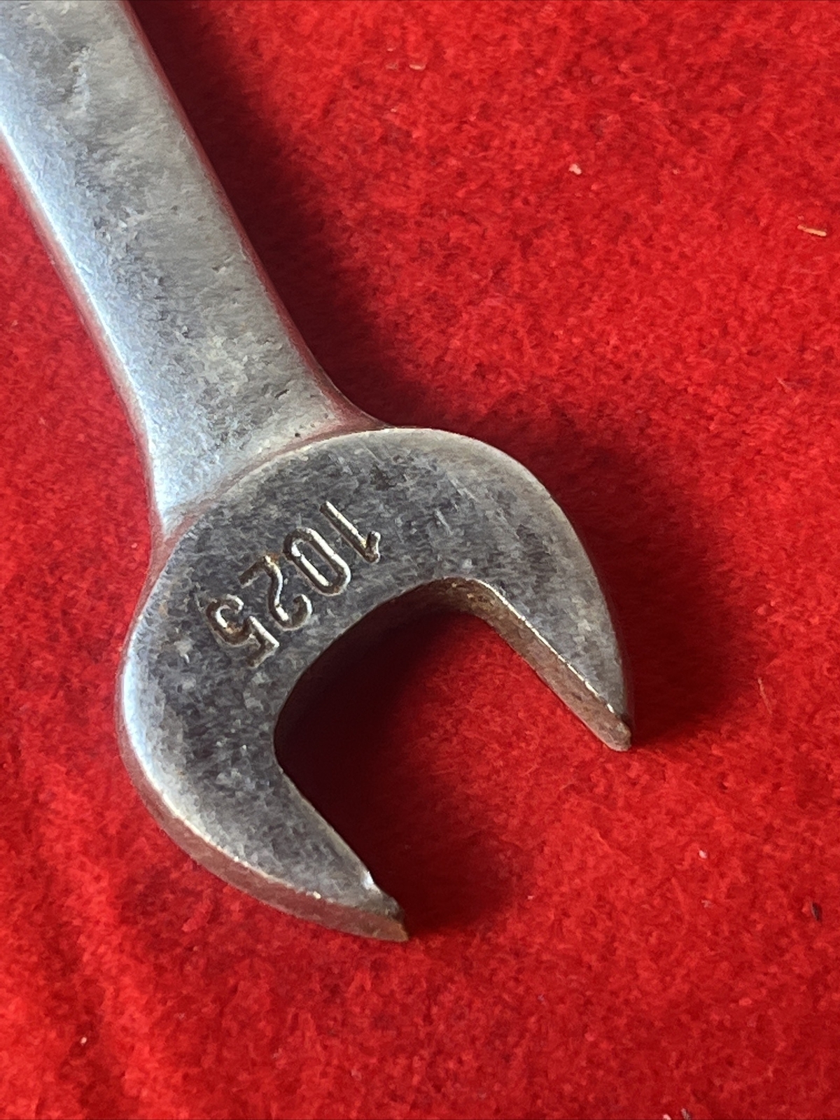 ARMSTRONG No. 1025 ARMALOY DOUBLE OPEN-END WRENCH 19/32″ & 1/2″ USA (t53)