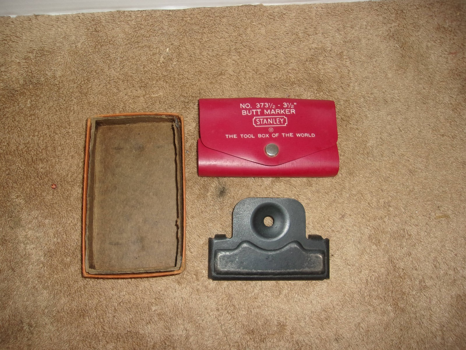 Choice of Three Antique Stanley & E-Z MARK Butt Gauges w Boxes