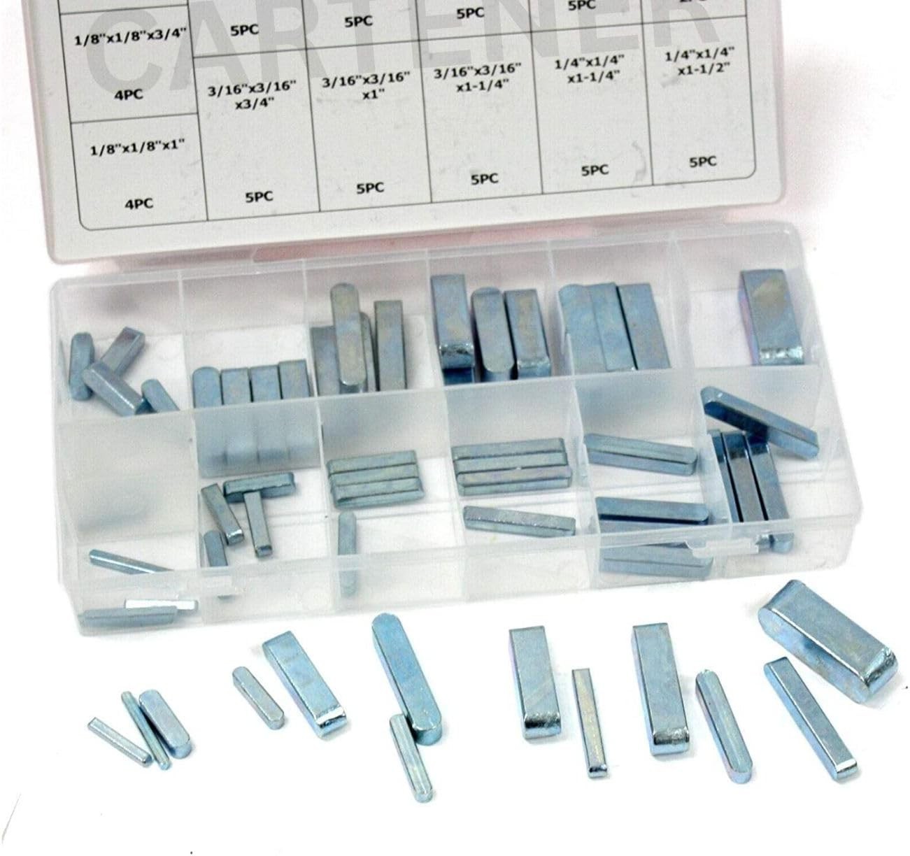 Pulley Keyway Key – Square Key Stock 60Pc – Keyway Stock, Keyway Tension, Keyway