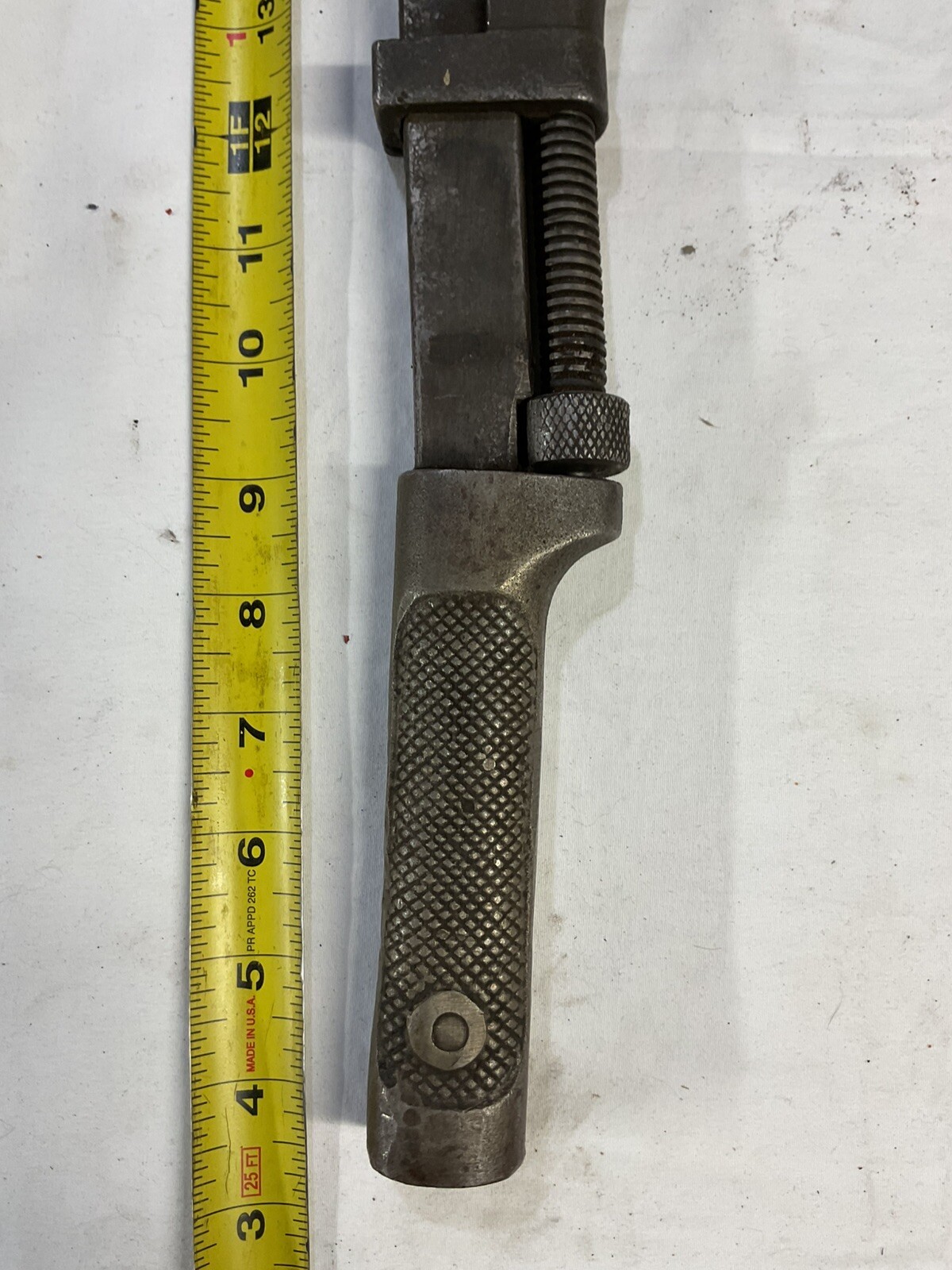 Vintage ( Peck, Stow, and Wilcox )PEXTO 12” Solid Steel Adjustable Monkey Wrench