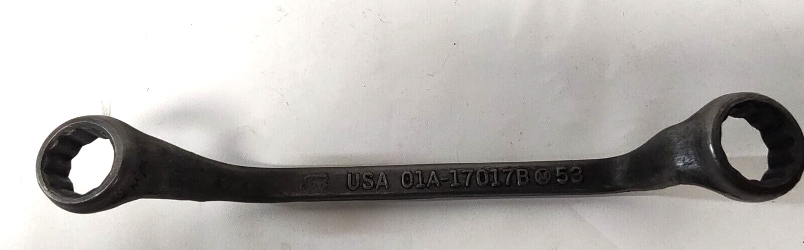 Vint. Ford USA 01A-17017B M 53 12 Point Offset Double Box Wrench 11/16″ X 13/16″