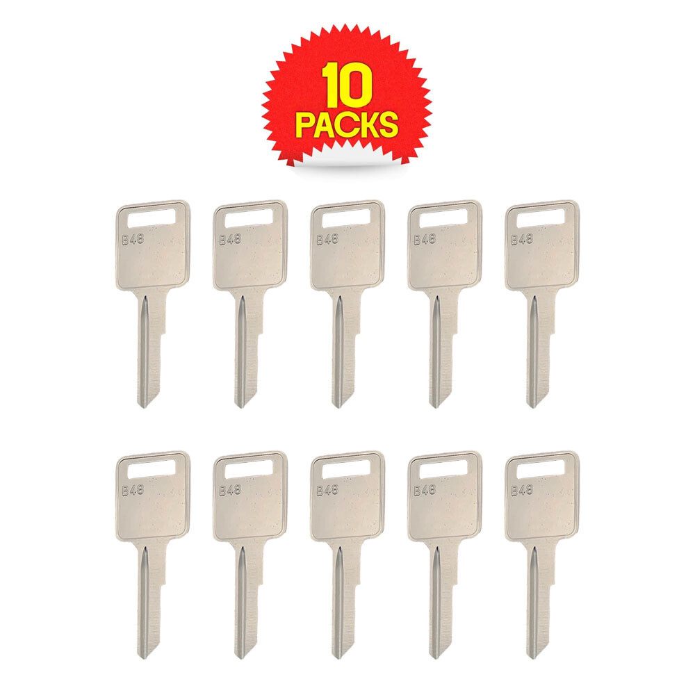 B48, P1098A Key Blank Nickel
