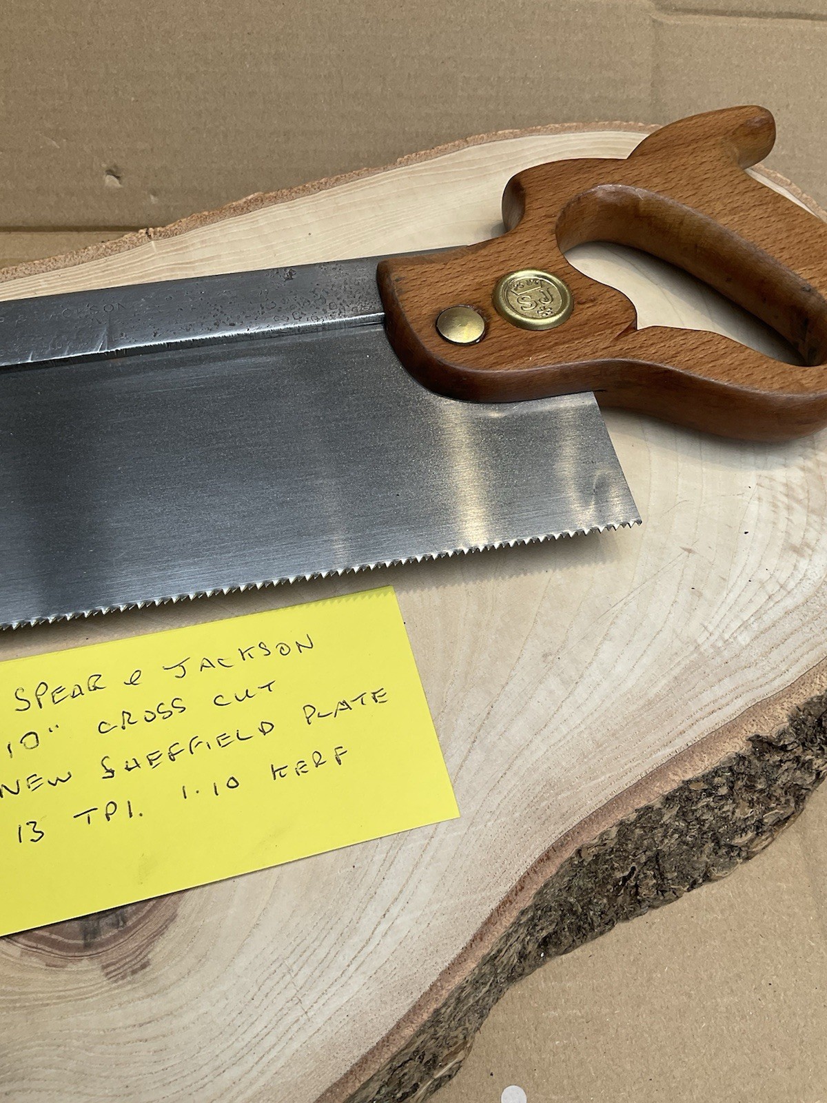 SPEAR AND JACKSON. CROSS CUT TENON SAW 10”