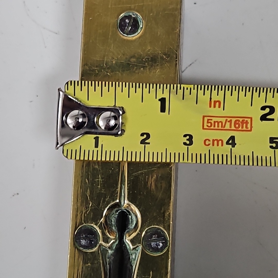 Antique Wood & Brass Spirit Level 8 Inch Late 19th-century Working Tool