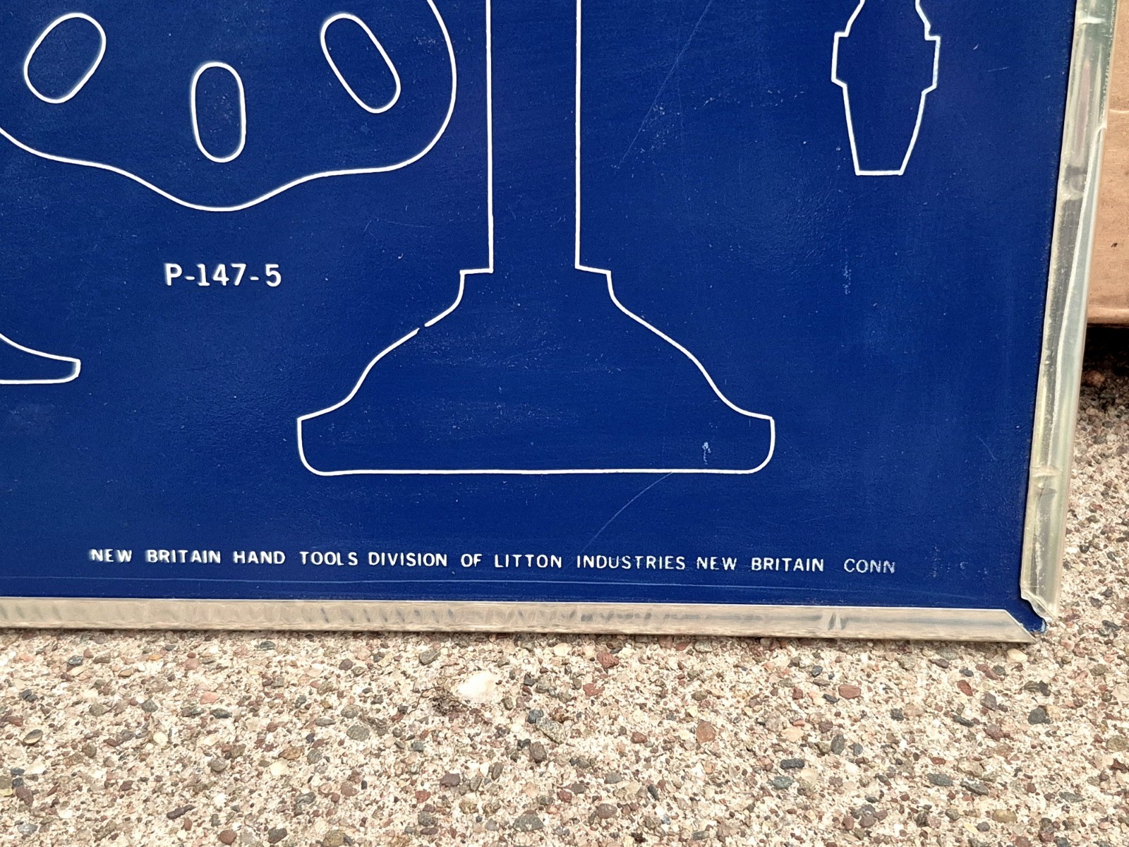 Vintage NOS New Britain NAPA TOOLS Advertising Store Display Rack Board, Box NEW