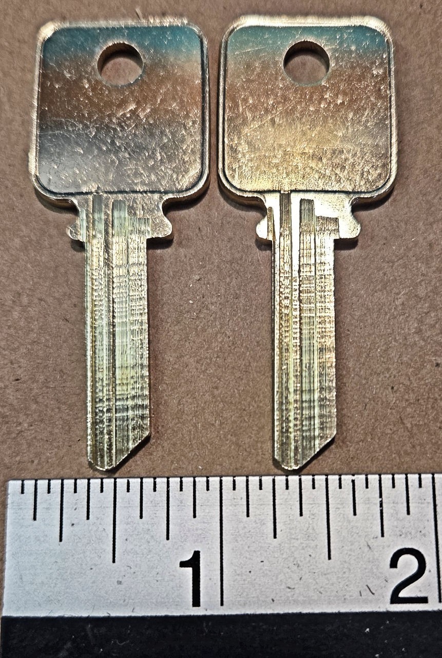 Medeco Patriot generic uncut blank key blanks – qty. 2 for 1 price – New