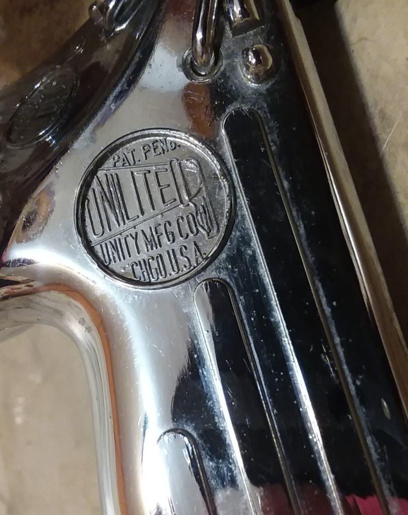 Vntg UNILITE Hand Held Spot Light Chrome Silver Shop Auto Plug Lamp – Unity Mfg.