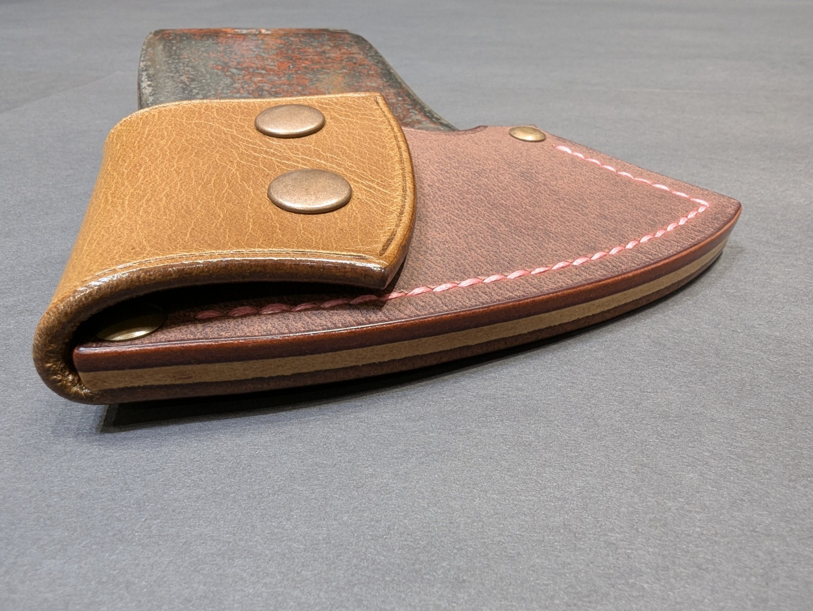 Council Tool 3.5lb Dayton Felling Ax Handmade Leather Axe Mask “Only” Read Descr