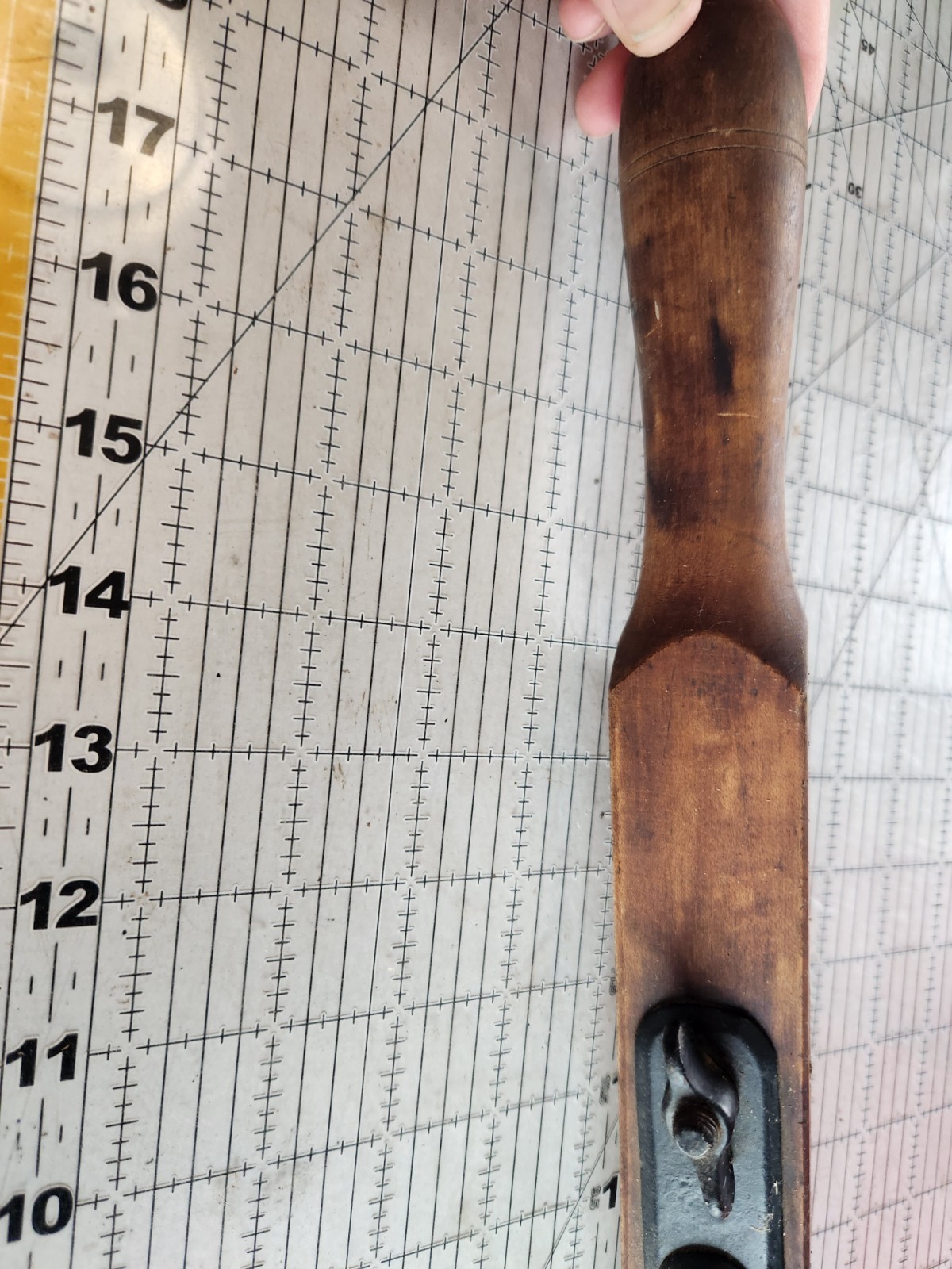 Antique P.S. & W. Co. T-Handle Auger Drill Pat. Mar 20 1888 Timber Barn Tool