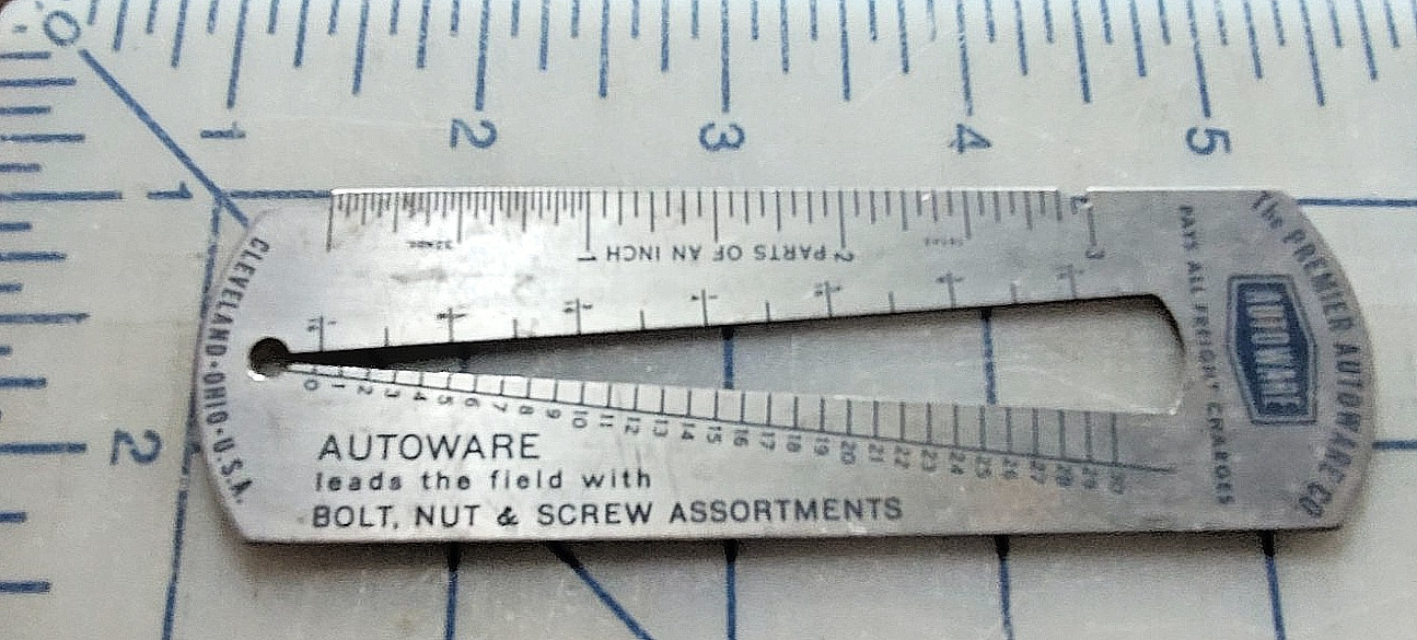 PREMIER AUTOWARE PROMO STAINLESS STEEL POCKET BOLT GAUGE