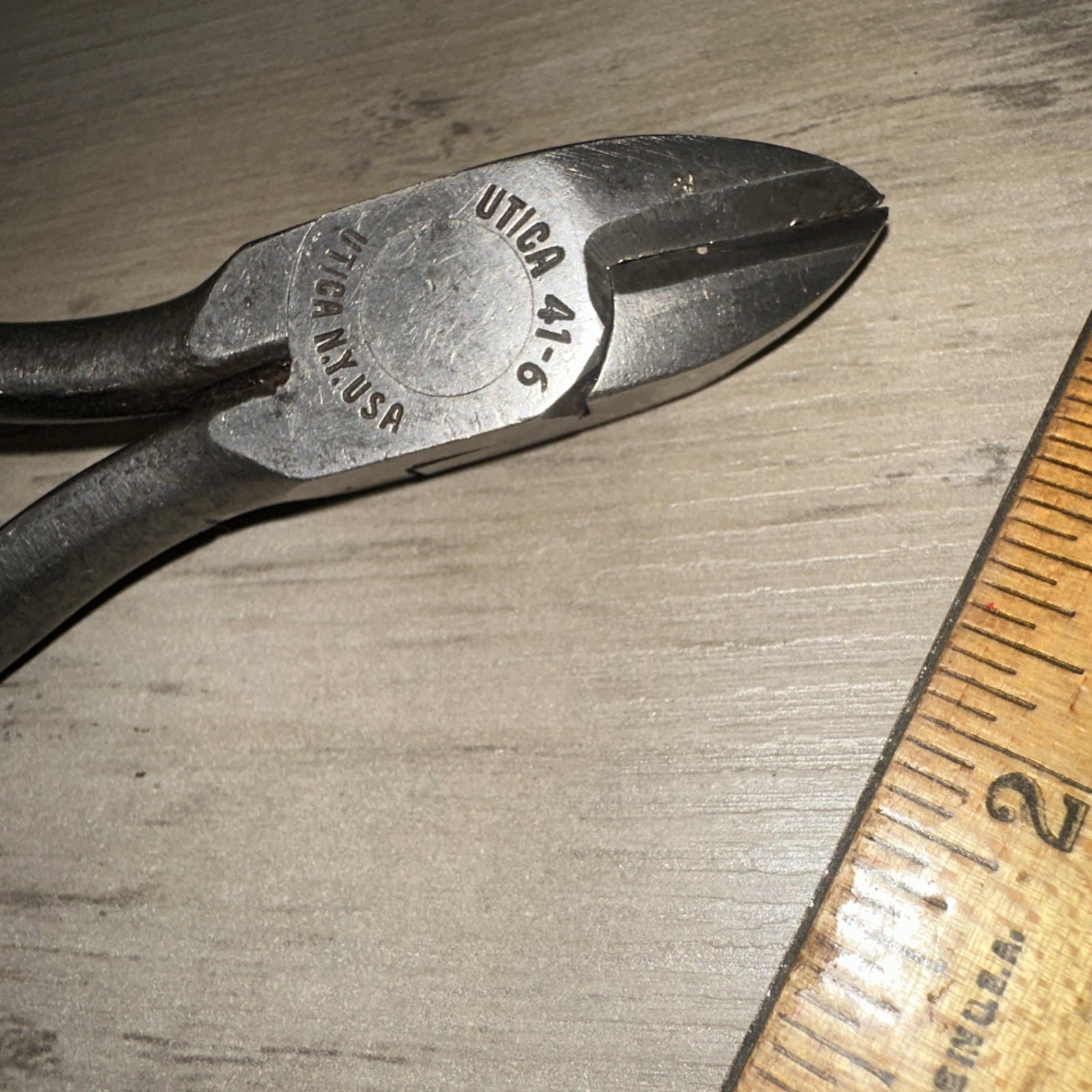 Vintage Utica Diagonal Cutting Pliers 41–6 Utica New York