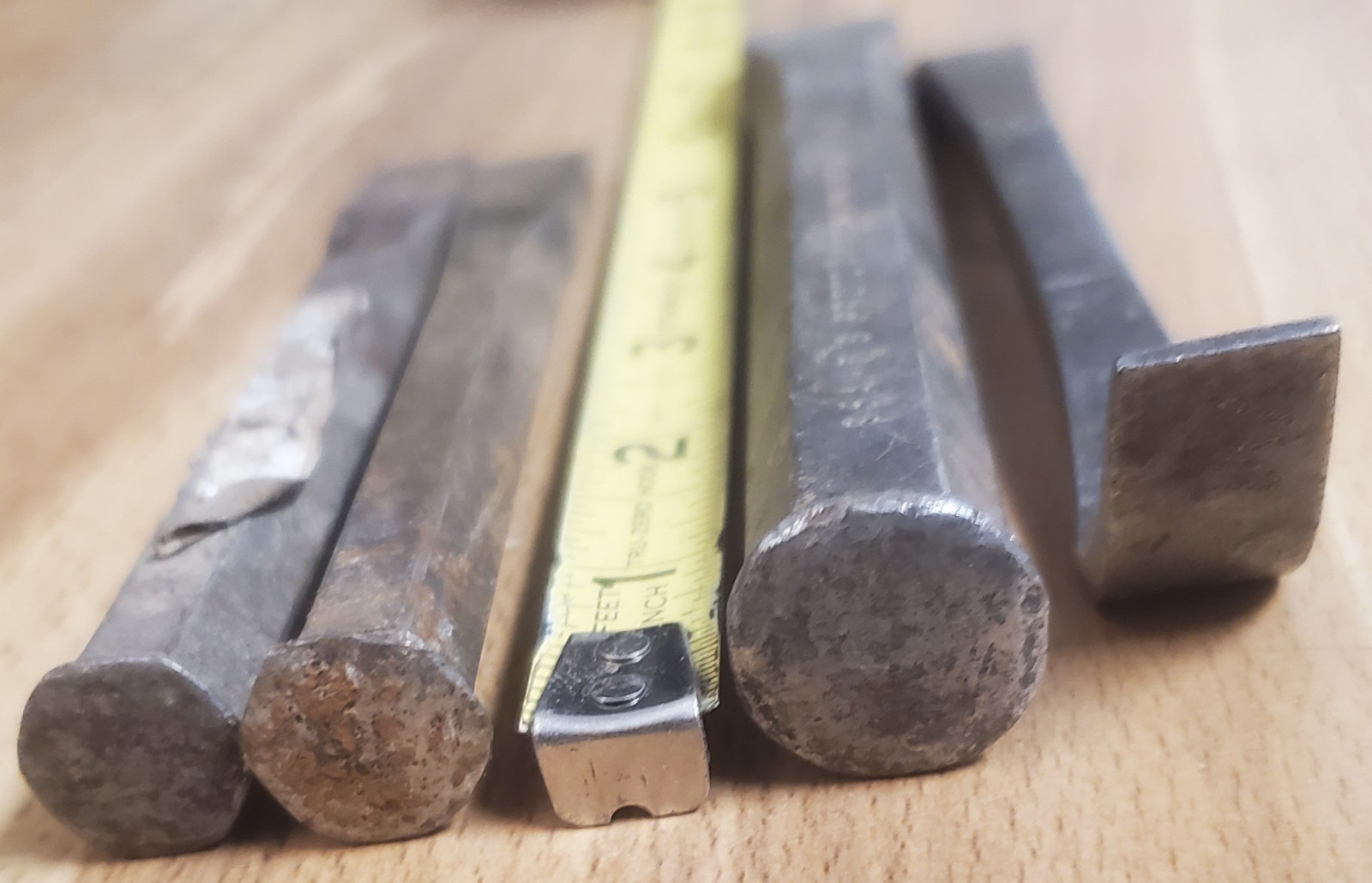 Lot of 4 Vintage Cold Chisel Approx 5-7″ Lengths Proto Etc