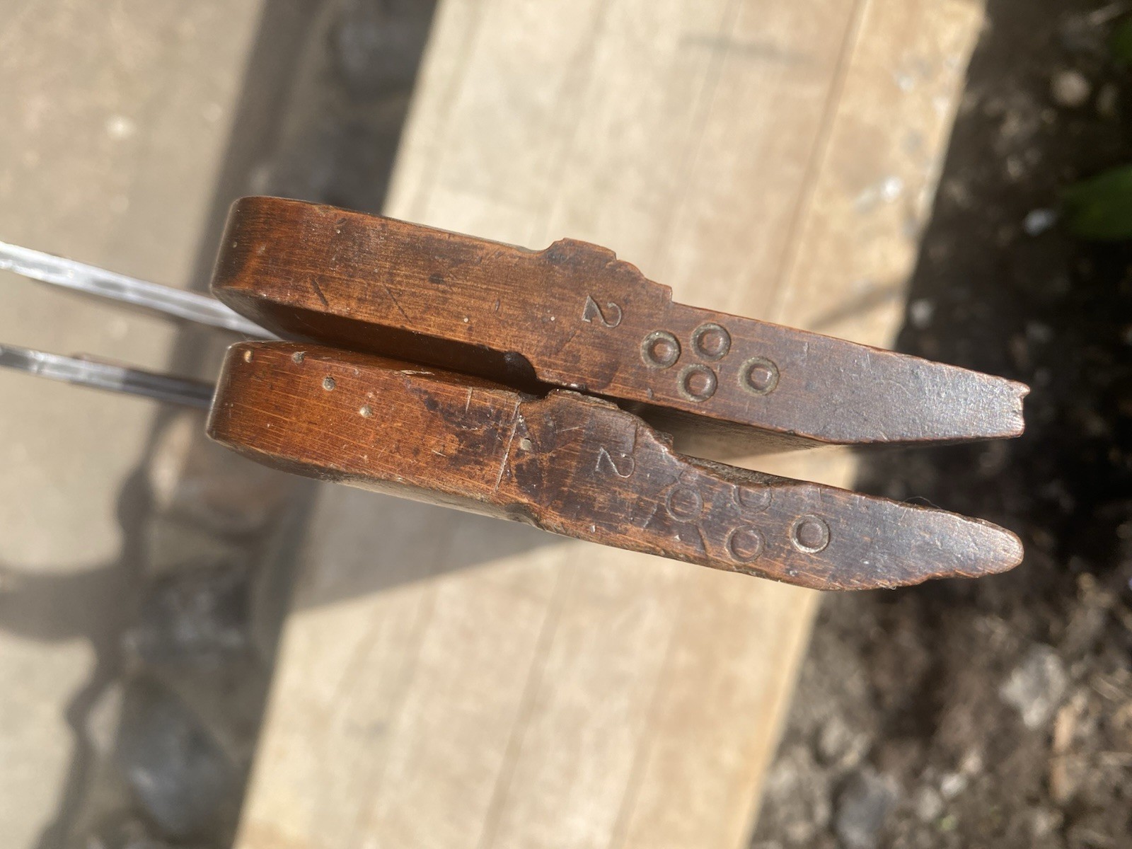 A Pair Of No. 2 Hollow & Round Moulding Planes. Maker Nurse.