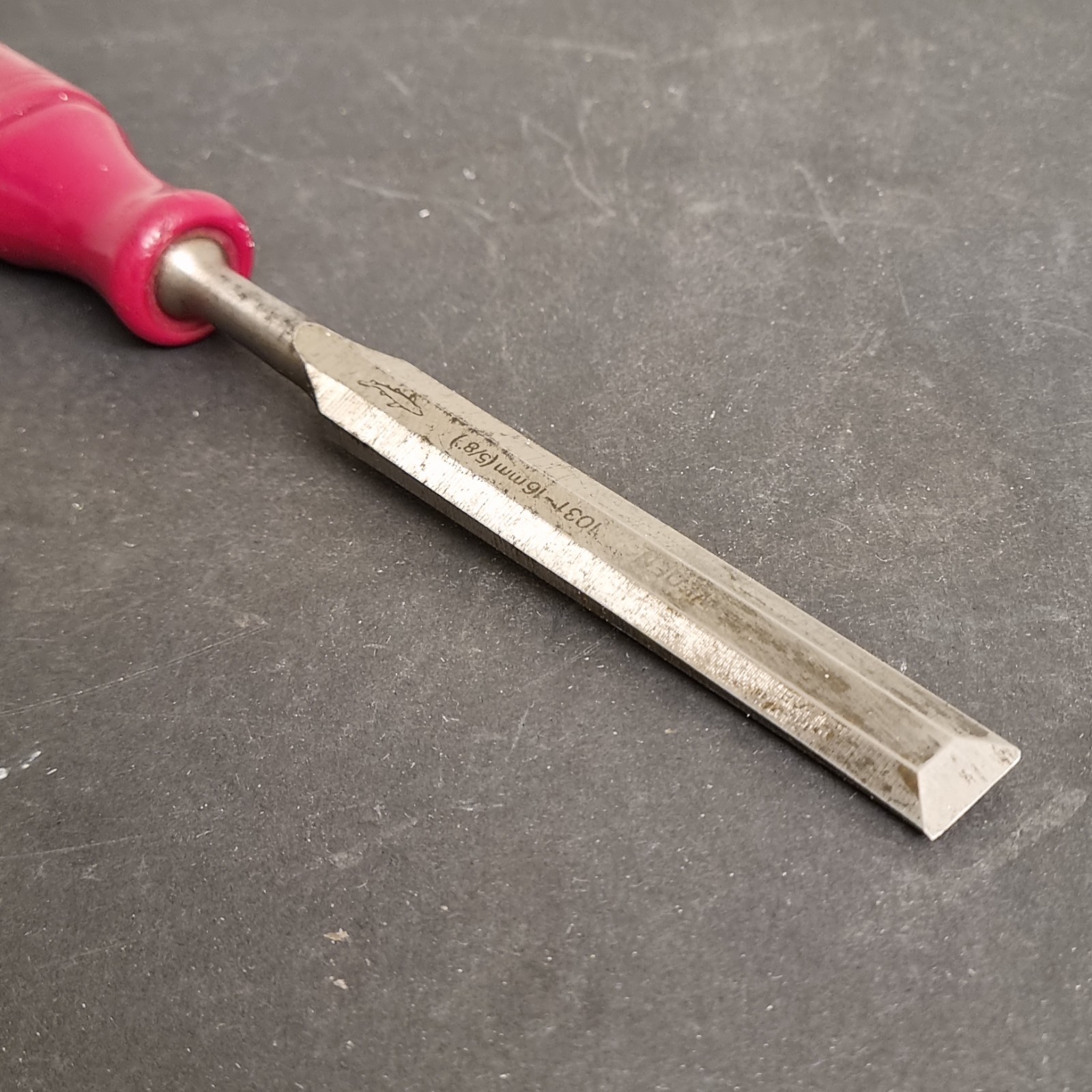 Bahco EA Berg Erik Anton Eskilstuna Sweden beveled chisel 16mm shark brand