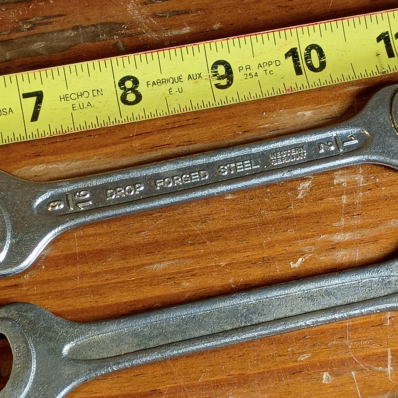 Lot Of 7 Vintage Made In West Germany DIN 895 Open End Wrenches Including Offset