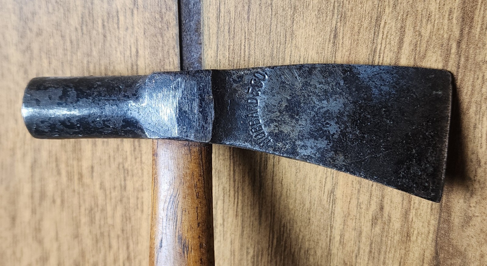 12″ Hubbard & Co Minature Axe Cabinet Maker Hatchet VTG Woodworking Tool