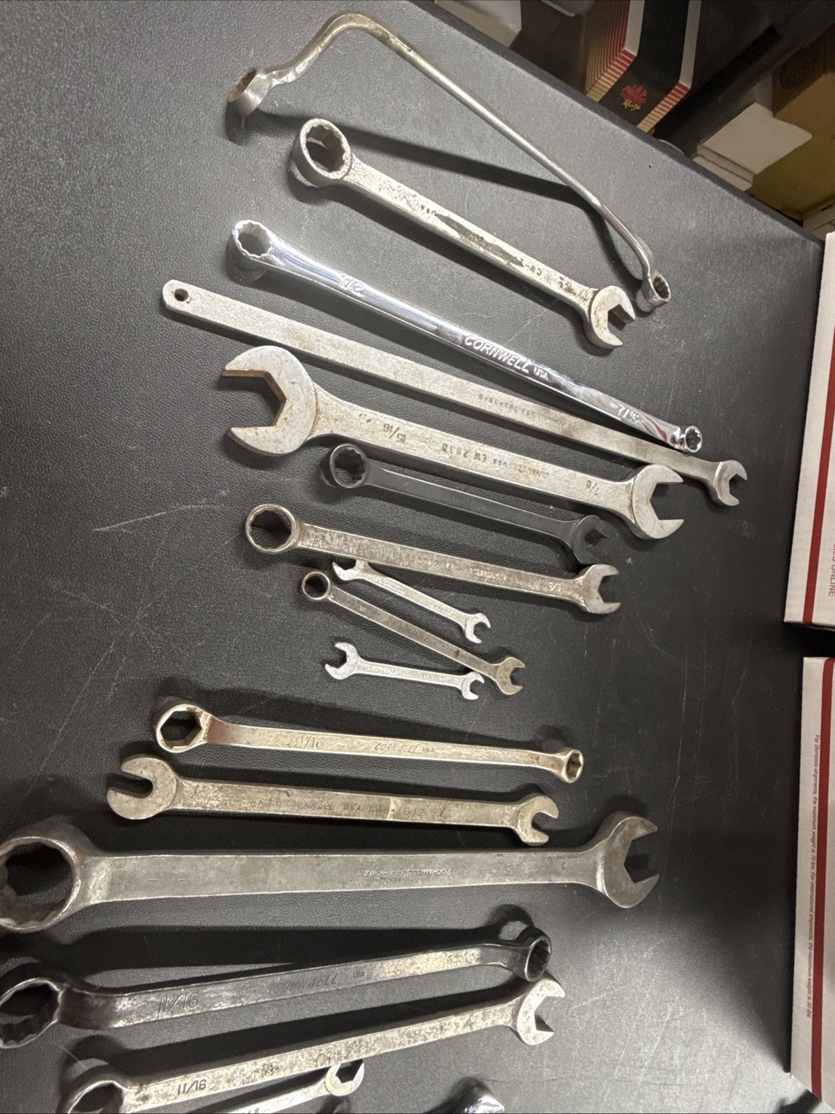 CORNWELL TOOLS USA MADE MISC. LOT, WRENCHES 22 Pieces
