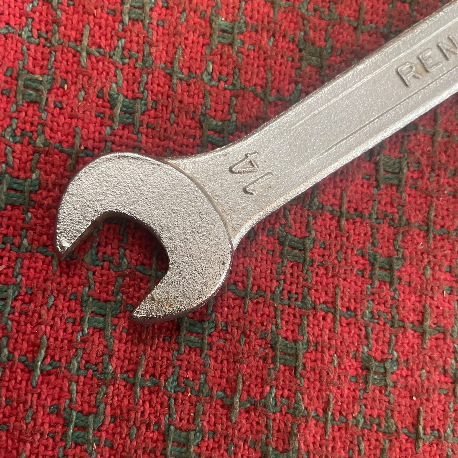 vintage Renault 14mm 17mm Wrench auto kit France Unused