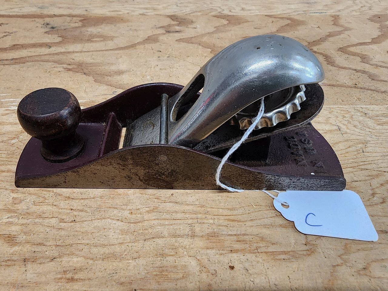 Vtg Stanley Hand Plane C-255