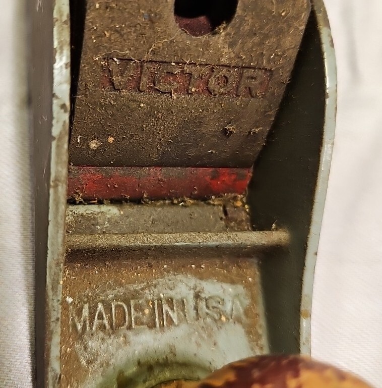 Vintage Stanley-Victor #1105 Iron Planer Rustic Primative