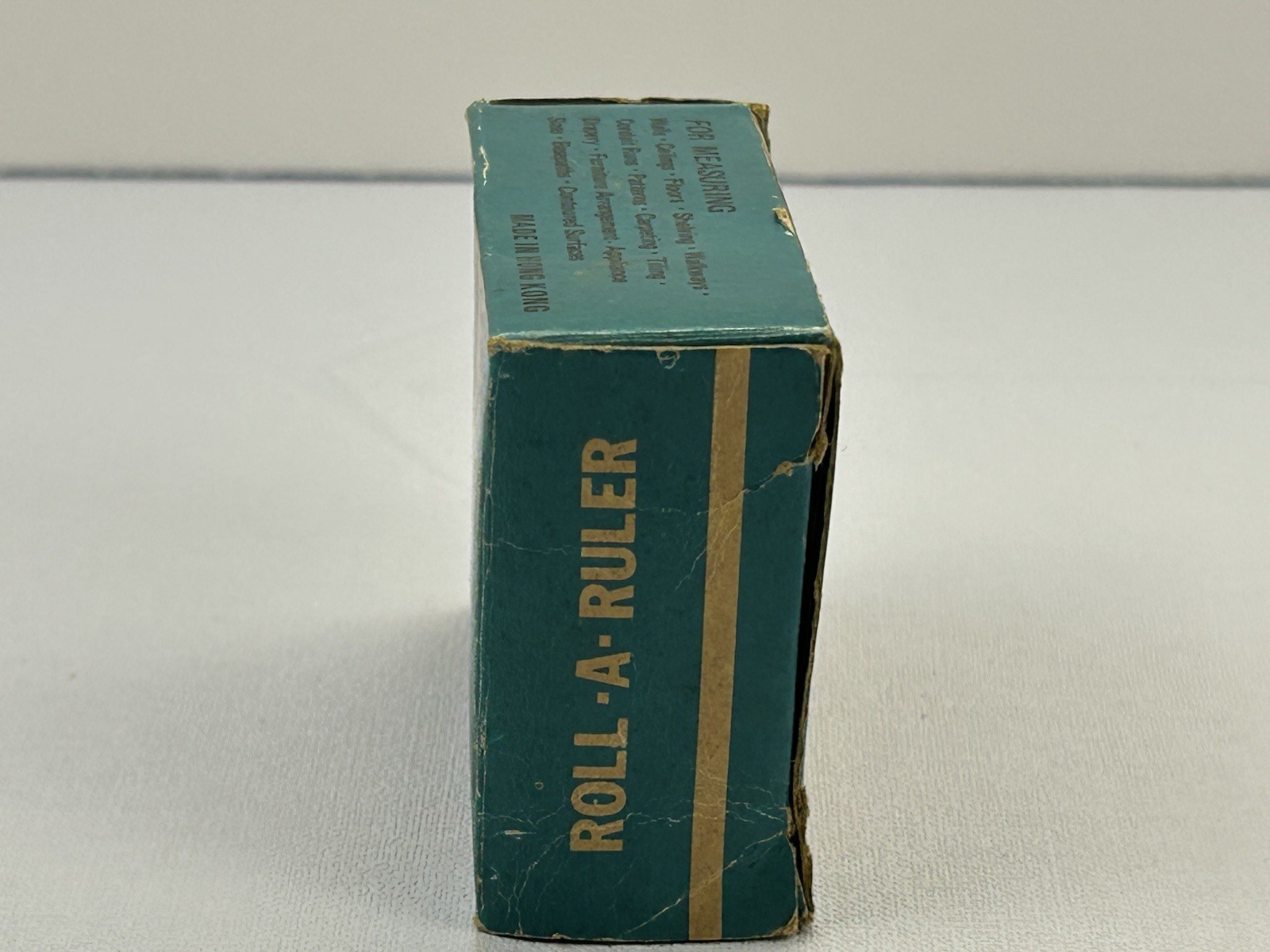 Vintage Roll-A-Ruler Measuring Tool Counter Wheel Hong Kong w/ Box Tested Works